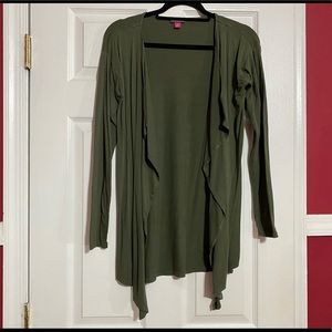 Vince Camuto green cardigan